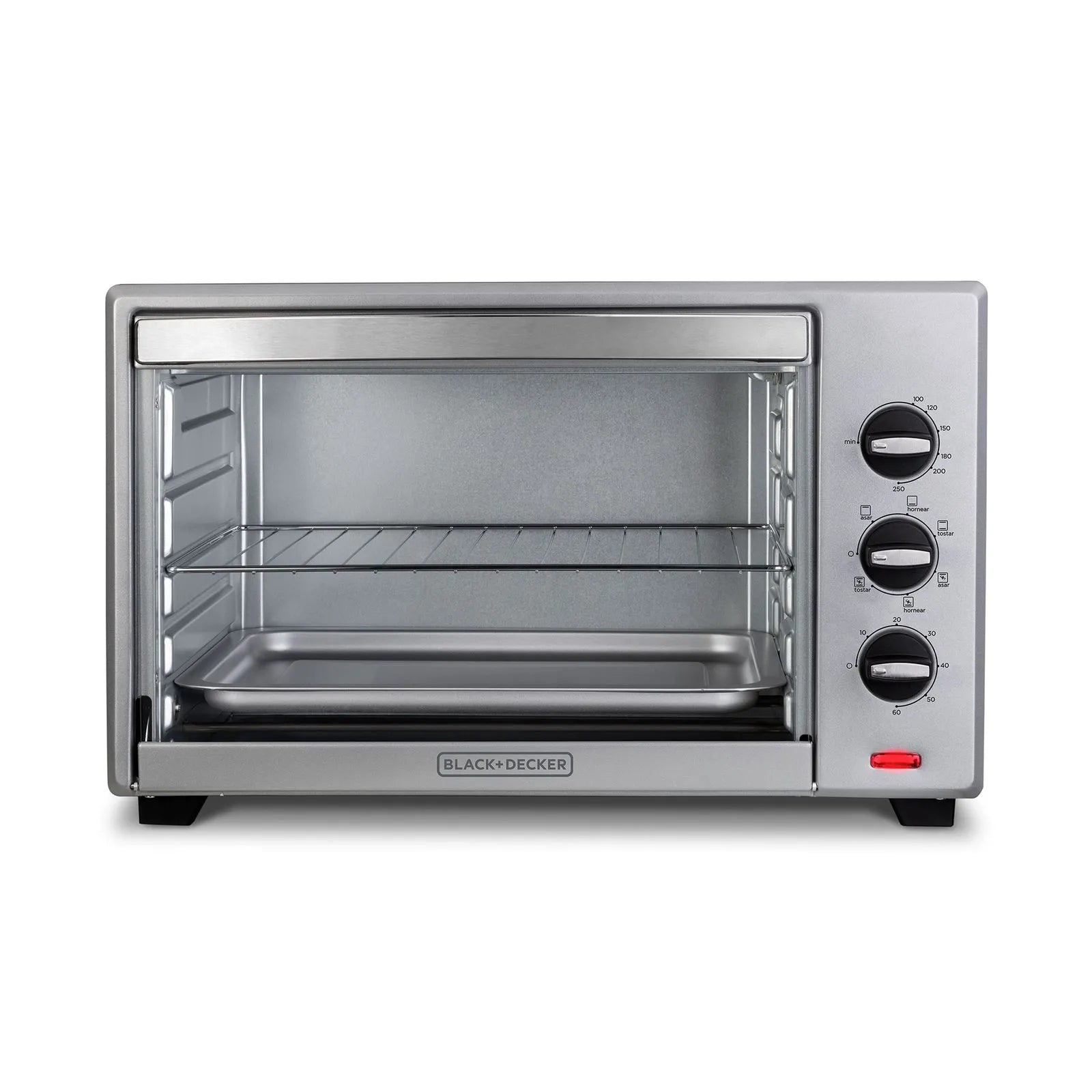 Horno eléctrico Black Decker 43lts TO4500 AR plateado