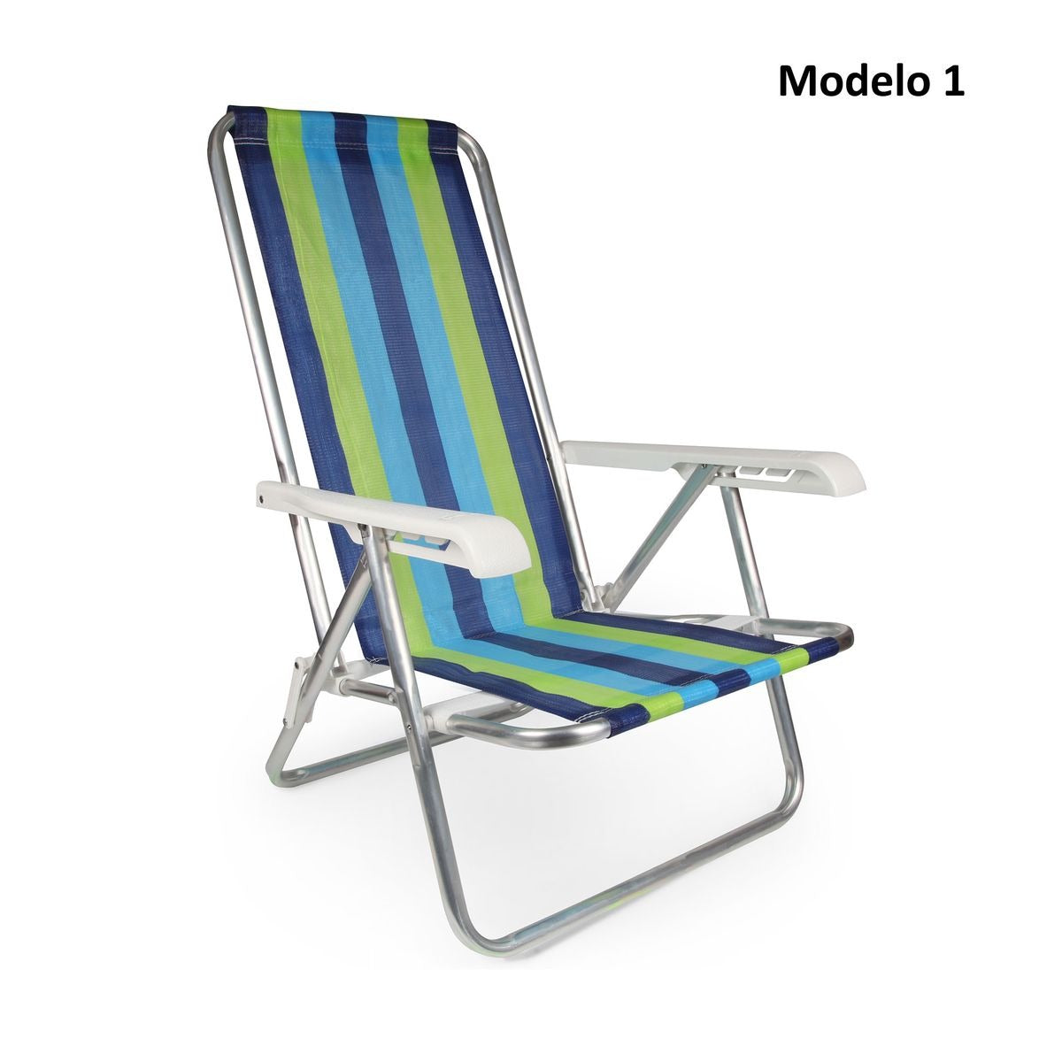 Silla reclinable Mor aluminio 4 posiciones (Modelos Surtidos)