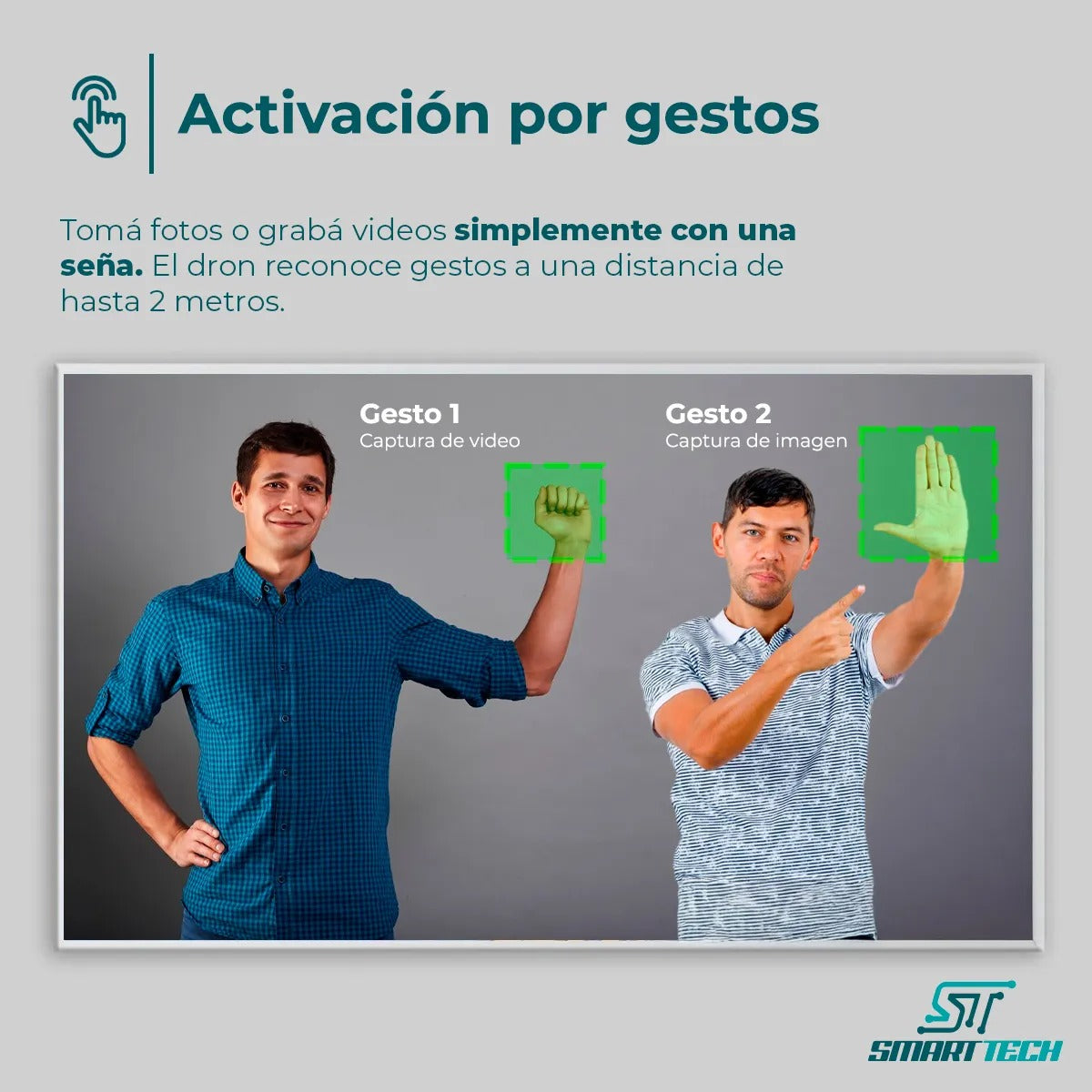 Mini Drone P15 Camara Dual Video Plegable Bateria Recargable Smart Tech