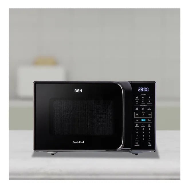 Microondas BGH 28l Grill b228dn20 negro